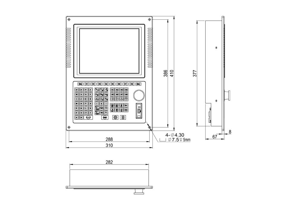 TR4高质量的OEM等离子火焰切割机控制器易于操作，而不是Adtech HC6500(图1)