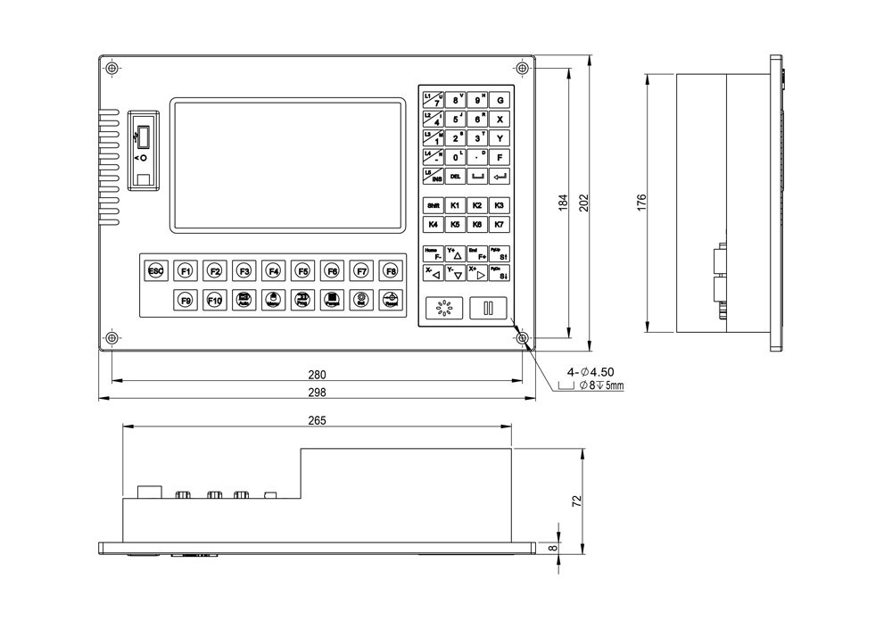 TRS4优质OEM等离子/火焰切割控制器易于操作，而不是Adtech HC4500(图2)